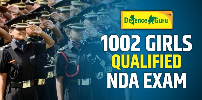 1002 Girls Cleared NDA 2 2021 Written Exam